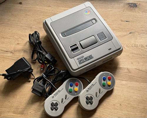 Super nintendo snes pal - nintendo, grigio