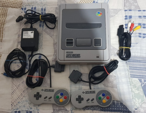 Console super nintendo snes - console,