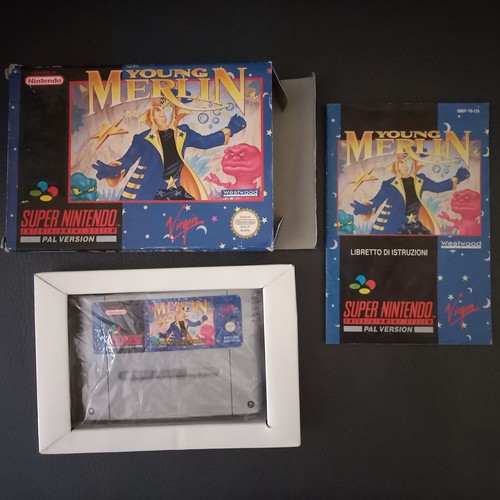 Young merlin super - super, nintendo