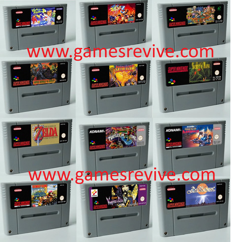 Super nintendo games custom - games,